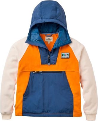 Passenger Alexander 3.0 Recycled Hooded Polar Fleece Fleecejacke f&uuml;r Damen | blau