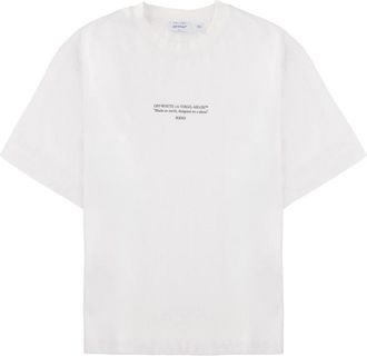 Off-white White Crew Neck T-Shirt