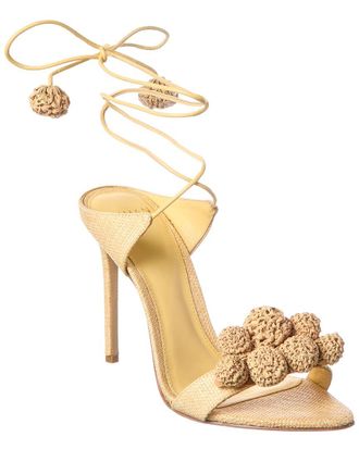 Alexandre Birman Resse Raffia Sandal