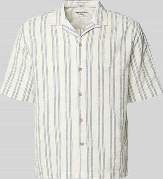 Pepe Jeans London Regular Fit Freizeithemd aus Baumwoll-Mix Modell PERSHORE in Hellblau, Gr&ouml;&szlig;e XXL