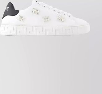 Versace canvas low-top sneakers