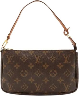 Louis Vuitton Pre-owned Pochette Handbag - Dames - Vintage Schoudertas - Bruin - ONE Size - Vintage