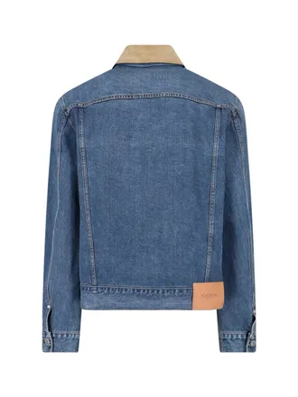 J.W.Anderson Mens Jackets Blue Cotton