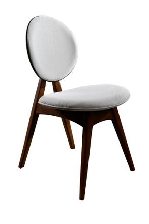 Les Tendances Silla, Asiento, Silla De Comedor Set Nuez Cream