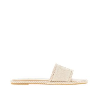 Valentino Garavani VLogo Torchon canvas slides Woman 36