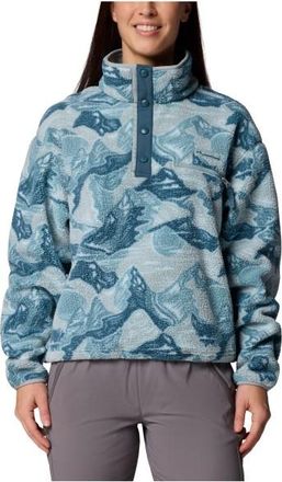 Columbia Helvetia II Printed Cropped Half Snap Fleecepullover f&uuml;r Damen | bunt