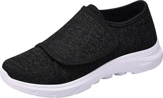 Generic Ladies Slip on Trainers Platform Running Shoes Womens Fashionable Summer Flat Non Mesh Hollowed Out Upper Breathable Soft Set Wear Comfortable Womens 