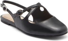 Stuart Weitzman Clover Slingback Mule in Black at Nordstrom Rack, Size 10.5