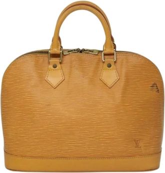 Louis Vuitton Pre-owned Handbags, female, Yellow, Size: ONE SIZE Pre-owned Alma Handbag