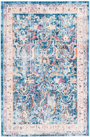 Safavieh Alfombra poli&eacute;ster blu/grigio 122 x 183 cm