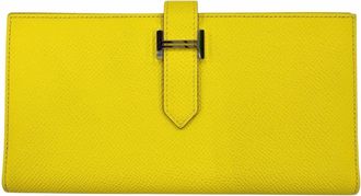 Herm&egrave;s Epsom Leather Long Wallet (Bi-Fold) (Pre-Owned)