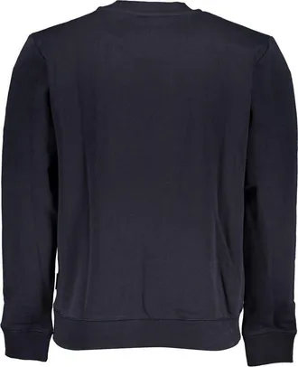 Napapijri Logo-Print Fleece Sweatshirt - Navy