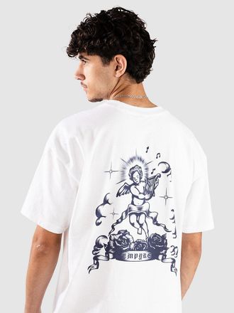Empyre Rose Cherub Boxy T-Shirt weiss