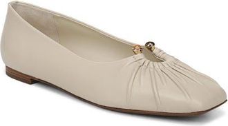 Vince Dany Leather Flat in Moonlight at Nordstrom, Size 7.5