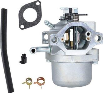 OEM Carburador Apto Para Cortac&eacute;sped 590399, Apto Briggs & Stratton 590399 796077, Nikki 799245, 21a707 21a977, Incluye Junta Manguera Combustible