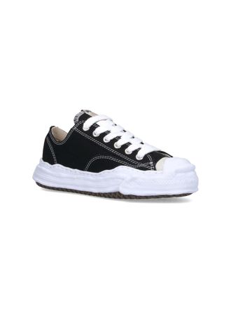 Miharayasuhiro Canvas Low-Top Sneaker - Black