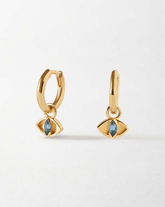 Edge of Ember Evil Eye Huggie Earrings at Nordstrom