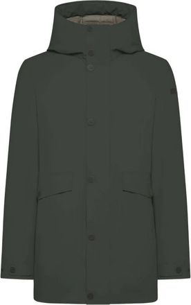 Roberto Ricci Design Egg Floating Parka Jkt - Heren - Gewatteerde jassen - Groen - L - Polyester - Jassen