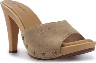 Candie's Antonella Slide Sandal in Lt Taup Su at Nordstrom, Size 11