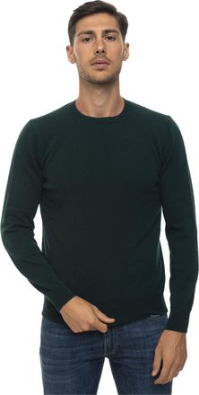 Andrea Fenzi Pullover girocollo Verde Andrea Fenzi Uomo