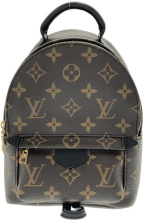 Louis Vuitton Brown Coated Canvas Backpack (Pre-Owned)
