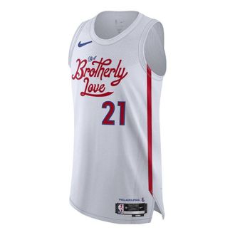 Nike x NBA Philadelphia 76ers Jersey Joel Embiid 21 DQ0207-101