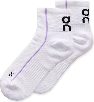 On Court Mid Socks in White/Bloom at Nordstrom, Size Medium