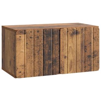 vidaXL Mueble Para Tv De Pared Madera Envejecida 59,5 X 31 X 30 Cm Vidaxl