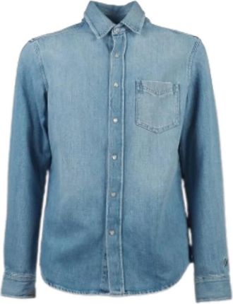 Tommy Hilfiger Denim Overhemd - Heren - Spijkeroverhemden - Blauw - S - Denim - Overhemden