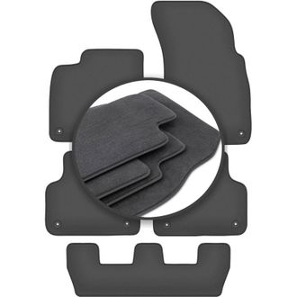 OEM Alfombrillas Premium Para Audi Q7 Ii 7 Plazas (2017-)