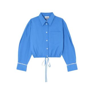 Ganni Mujer, Blusas y Camisas, Azul, Talla: M