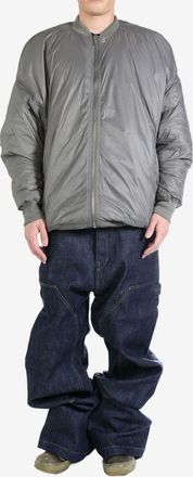 Rick Owens padded bomber jacket - men - Nylon - M - Grey