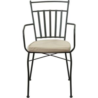 Milani Home Milani Home - odette - poltrona in metallo verniciato a polvere antracite