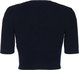 Elisabetta Franchi Tricot Sweater - Navy