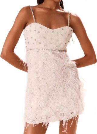 LoveShackFancy Brianne Dress In Cream