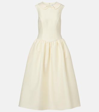 Self Portrait Taffeta midi dress