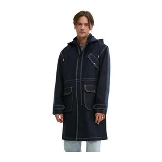 Desigual Uomo, Cappotti, Blu, XL, new