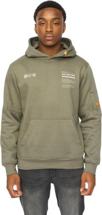 Duck and Cover Heren Skullmatic Hoodie (Donkere Olijf)