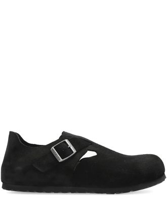 Birkenstock Sandali London con suola piatta - Nero
