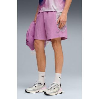 Puma tech-X Relaxed Shorts in Mauve Pop at Nordstrom, Size Xx-Large