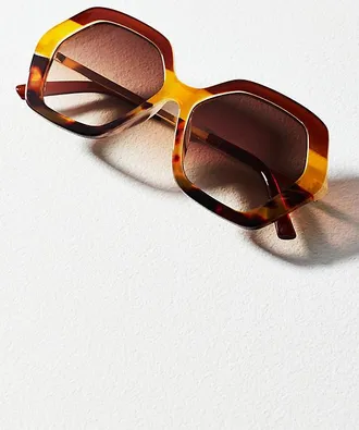 I-SEA Large Geometric Sunglasses