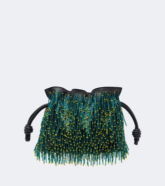 Loewe Flamenco Mimosa Mini leather clutch