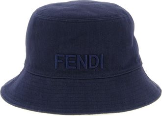 Fendi Wende-Denim-Fischerhut