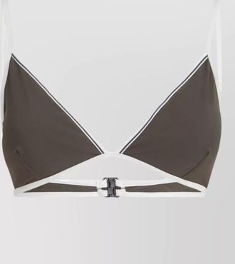 Brunello Cucinelli bikini set triangle top tie side
