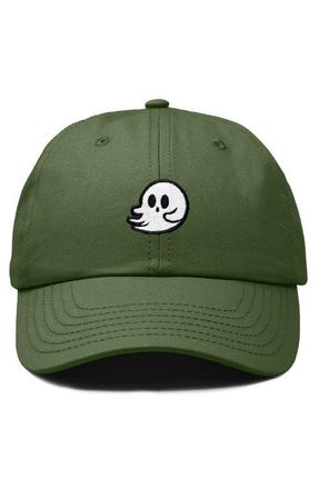Dalix Whisper Ghost Dad Cap in Olive at Nordstrom