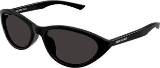 Balenciaga BB0404SK Asian Fit 001 Womens Sunglasses Black Size 58