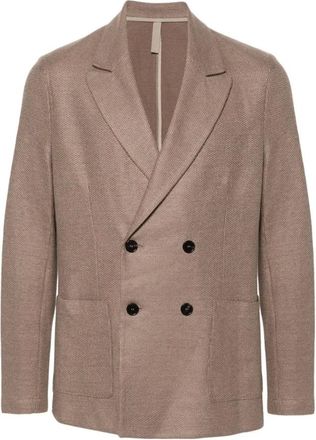 Harris Wharf London Jassen, Heren, Bruin, M, Katoen, Jacket
