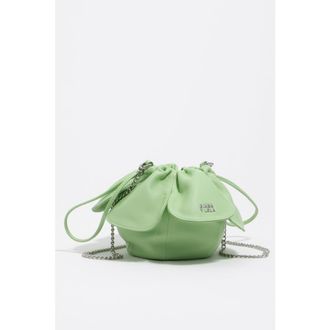 Bimba & Lola Leather P&eacute;talo Bag in Pastel Green at Nordstrom