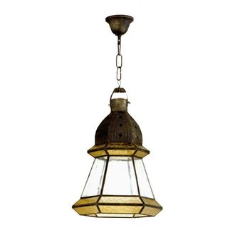 Fabrilamp My Lamp - Doppio Pendente 1l. Marrone/marrone Cilind (50/40/reg)
