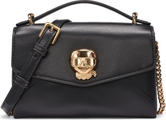 Karl Lagerfeld Chantaye Crossbody in Black/gold at Nordstrom